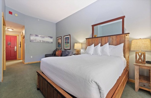 Copper Mountain Village Hotel | Tucker Mountain Hotel Style Room with 1 Bed #107A by RedAwning