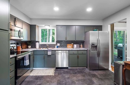 Northwest Akron House | Two Entire Homes with Hot Tubs and Games Sleeps 20