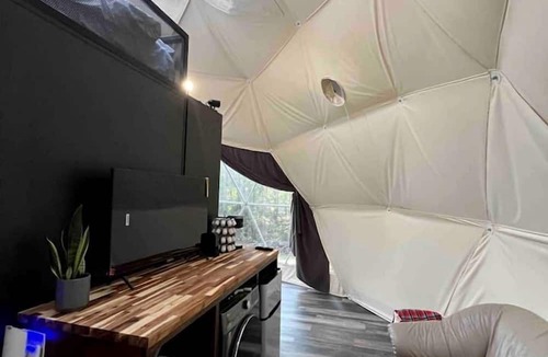 Traphill Cabin | Unplug and Unwind in a Modern Dome with Firelight Evenings and Starry Skies in Traphill, North Carolina