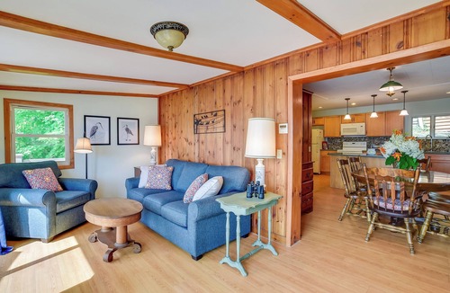 Scottsburg Cottage | Waterfront Escape on Loon Lake: Private Beach!