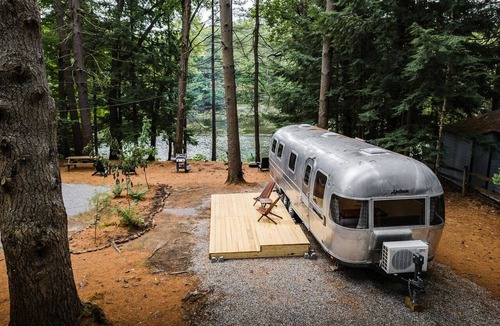 Corinth House | Waterfront, Pet Friendly Airstream near Lake George in the Adirondack, New York