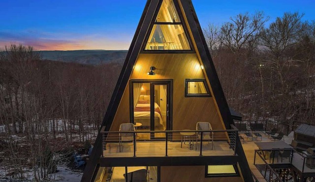 A-Frame at the slope, Beech Mountain Resort