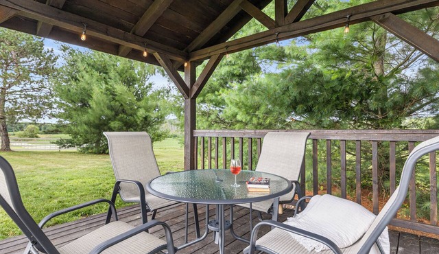 Backyard Fire Ring & Deck w/Grill · Games in Stanley
