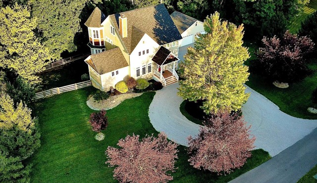 Beautiful hilltop home in the rolling hills of southern Ohio and Cincinnati.
