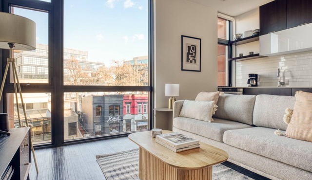 Beautiful Shaw Jr 1BR w/W/D, Roof & Gym, nr U St, by Blueground