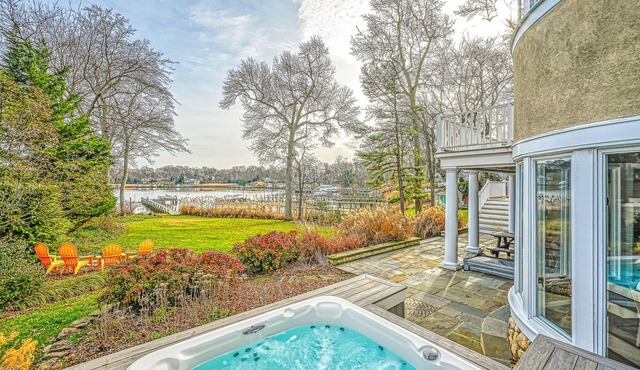 Beautiful waterfront home on The Chesapeake Bay with private dock & beach access