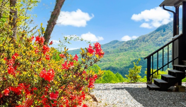 Big View, Fire Pit, Cozy and Romantic - Writer's Block by Carolina Properties in Saluda