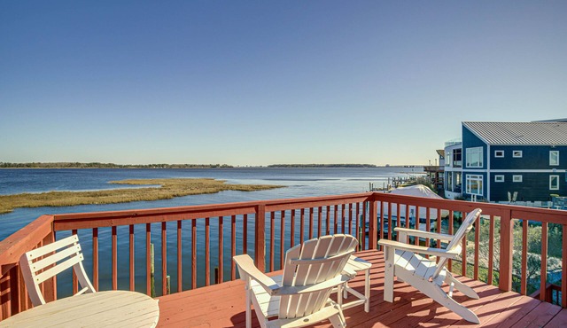 Boat Dock! Waterfront Group Getaway in Ocean Pines