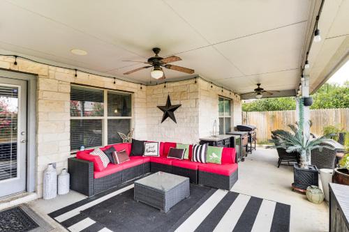 Covered Patio + Yard: Spacious Leander Home! in Leander