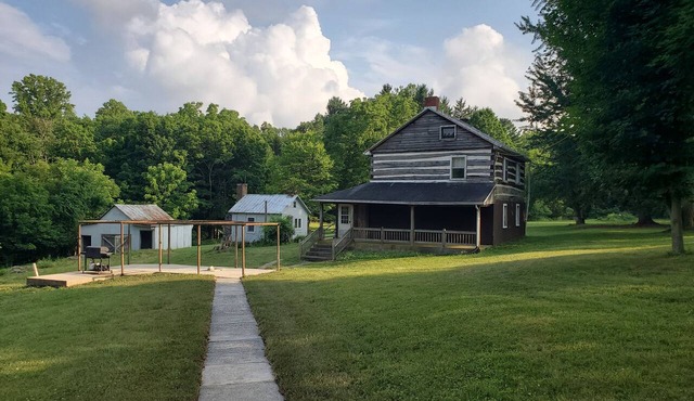 Farmhouse situated in the mountains with AC and modern amenities