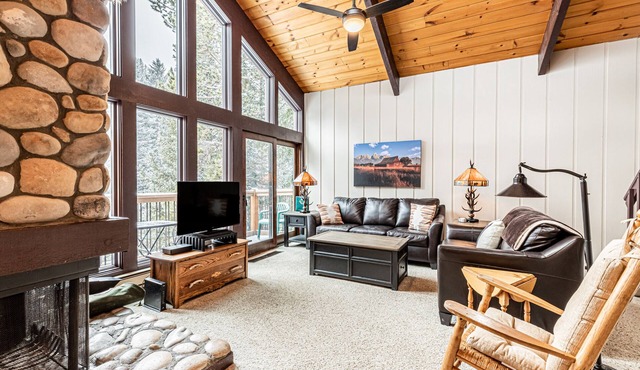 Fireplace, Private Balcony, River/Forest Views!