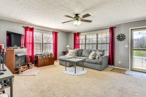 Furnished Deck & Fire Pit: Greeneville Home!