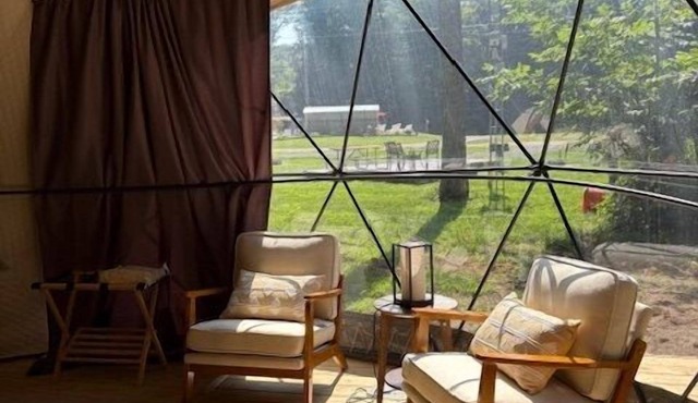Geodesic Dome Glamping in the Catskills
