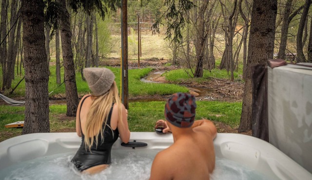 Gorgeous Riverside Retreat: Sauna, Hot Tub, & Fire Pit by Forest & Peak Retreats