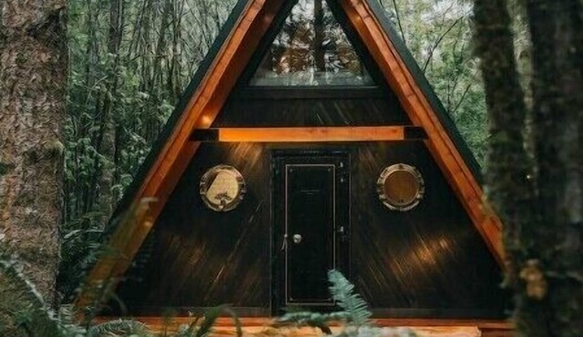 Hand Crafted A Frame in a private 80 Acre Forest