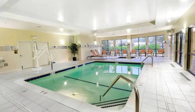 King Sofa | Courtyard Salisbury | Near Ocean City, Indoor Pool, Hearty Breakfast