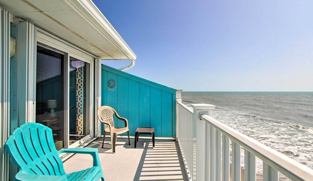 Kure Beach Condo w/Panoramic Ocean Views!