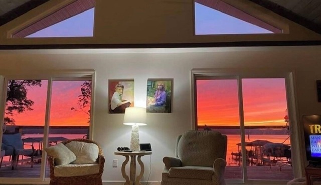 Level Lakefront Villa with Gorgeous Seneca Sunsets 3,510 sq. ft.