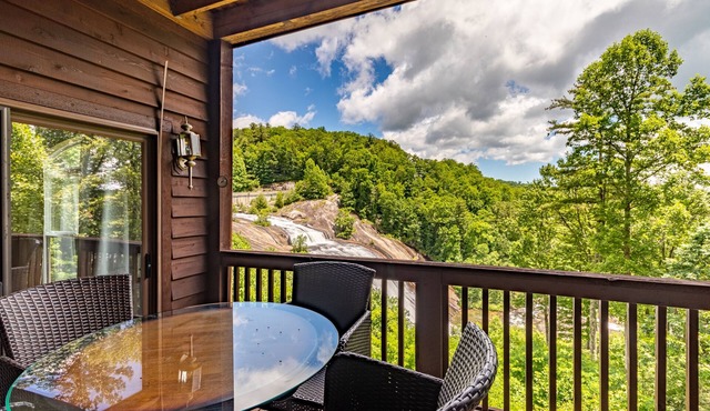 Mountain Condo with Spectacular View of Toxaway Falls