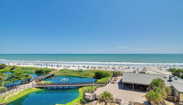 Oceanfront Condo in Myrtle Beach: Resort Perks!