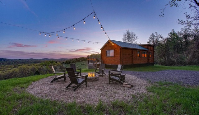 Panoramic Paradise | Amazing Views, Hot Tub, Cozy Cabin Getaway