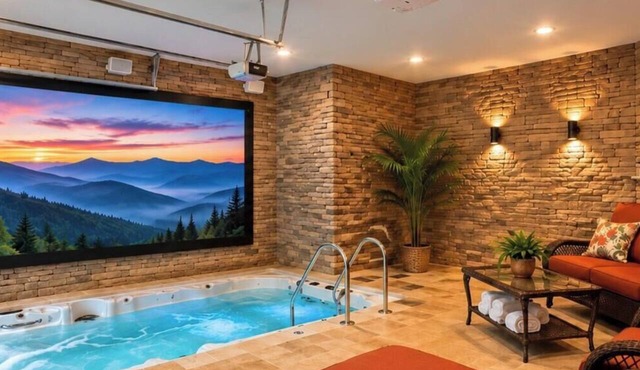 Poolin Around: Mini Golf, Pool, Theater, Firepit in Sevierville