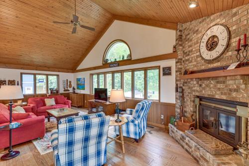 Private Dock & Stunning Views: Corey Lake Getaway! in Three Rivers