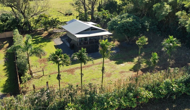 Private home located in tropical setting close to beaches and waterfalls