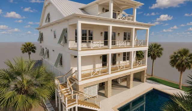 Second To None: Brand-New Luxury Retreat with Ocean Views, Pool & Hot Tub