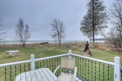 Serene Lakefront Baileys Harbor Home w/Deck!