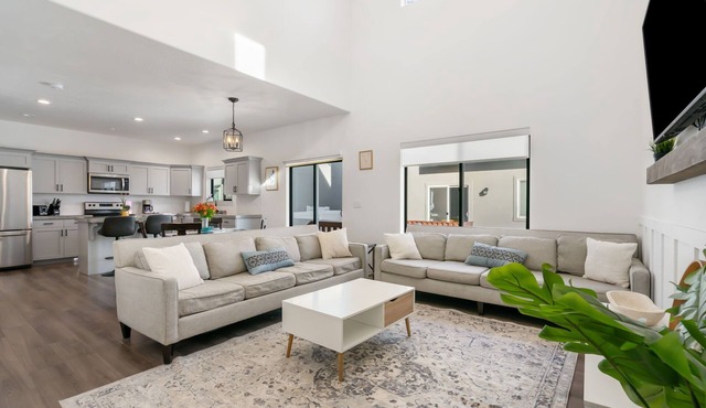 Smart Home With Garage Parking