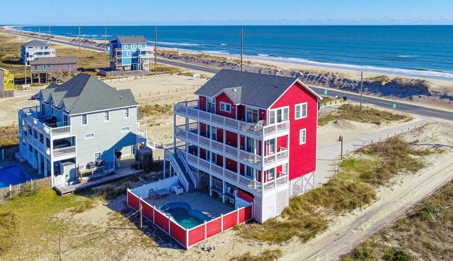 Sound- & ocean-view home with private pool, hot tub & movie room - dog-friendly