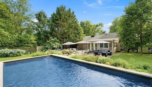Southampton Pool Home | Hot Tub, Private Yard, Near Village