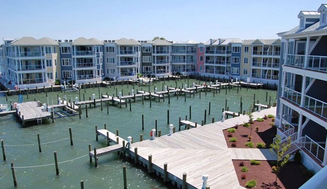 Sunset Bay Villa #210- Waterfront Condo in Town, Pool, Gym