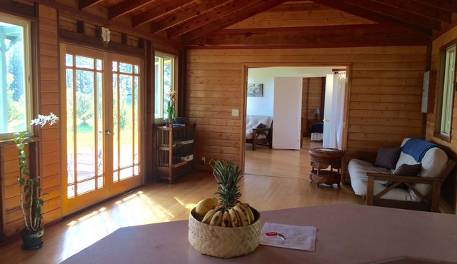 Visit Aina Mana Hale(home on land of sacred power)on the beautiful Hamakua Coast