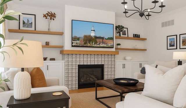 Walk to Navy Stadium, Near USNA and Downtown, Fire Pit and Parking