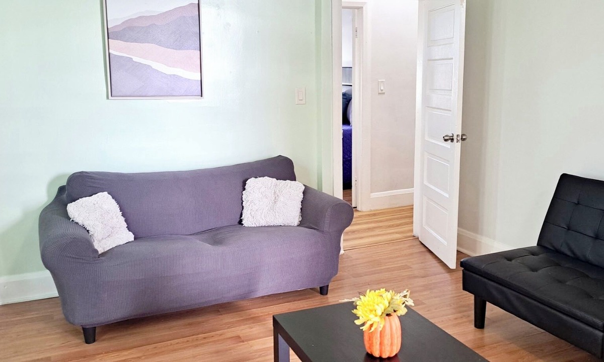 Old Goucher Apartment | Historic Charm W/Modern Patio Escape