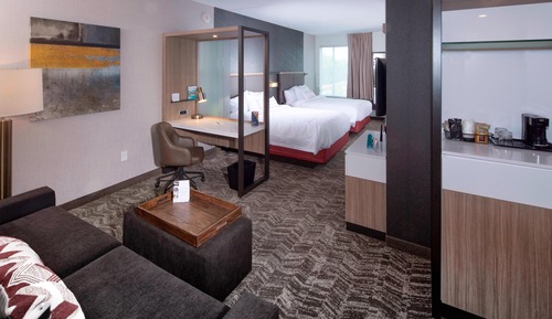 Suite, Multiple Beds, Hearing Accessible (Accessible Bathtub)