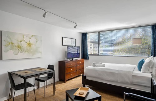 Brookwood Apartment | (CPD) Safe + Clean Studio World Cup Smart Choice for Solo Stays